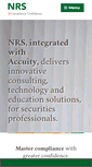 Mobile Screenshot of nrs-inc.com